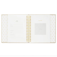 Rose Linen Baby Book