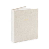 Flax Linen Baby Book