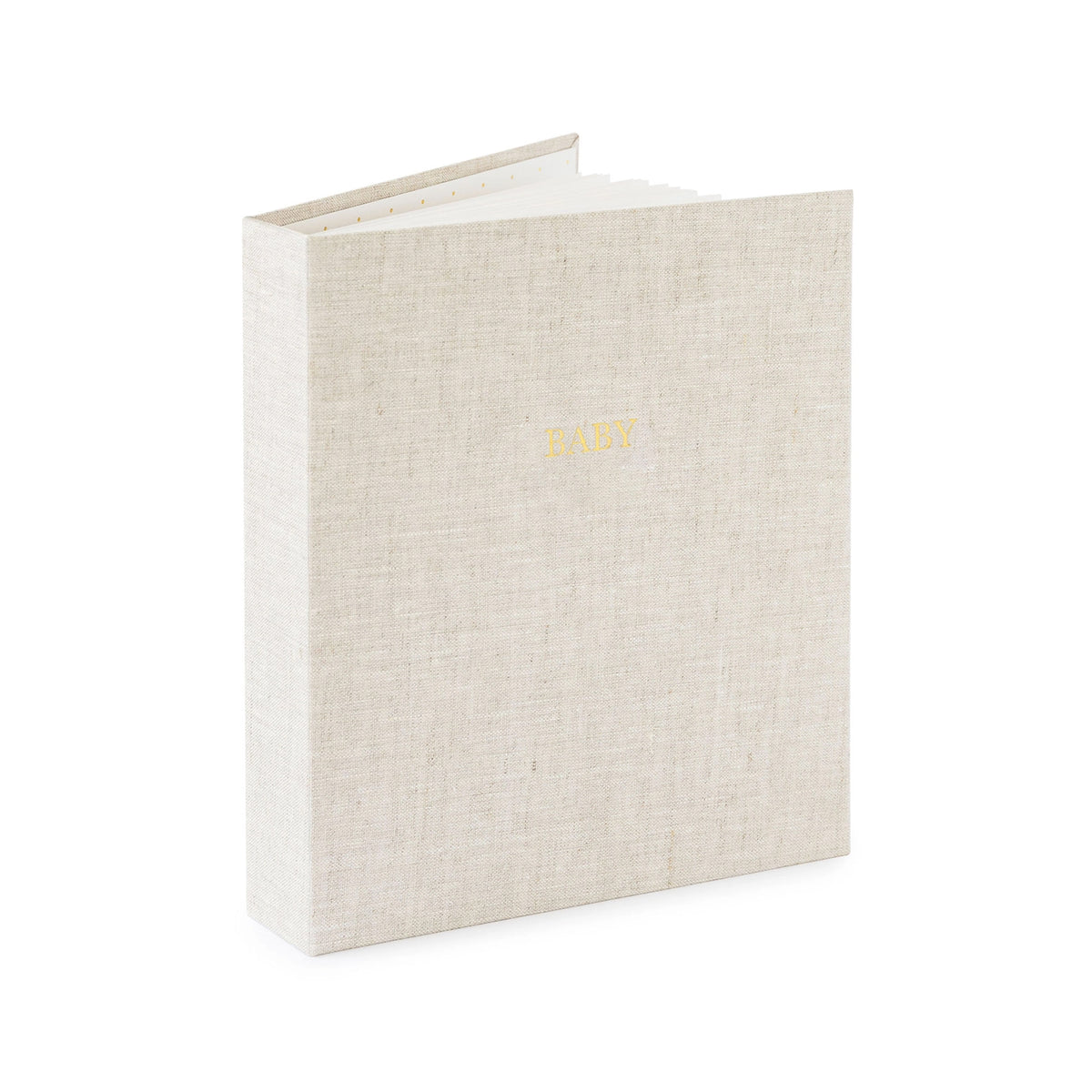 Flax Linen Baby Book