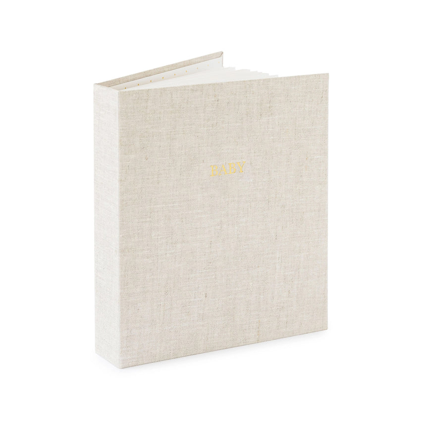 Flax Linen Baby Book