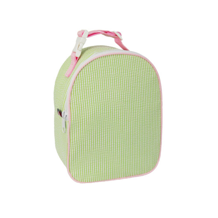 Personalized Sweet Pea Seersucker Lunchbox