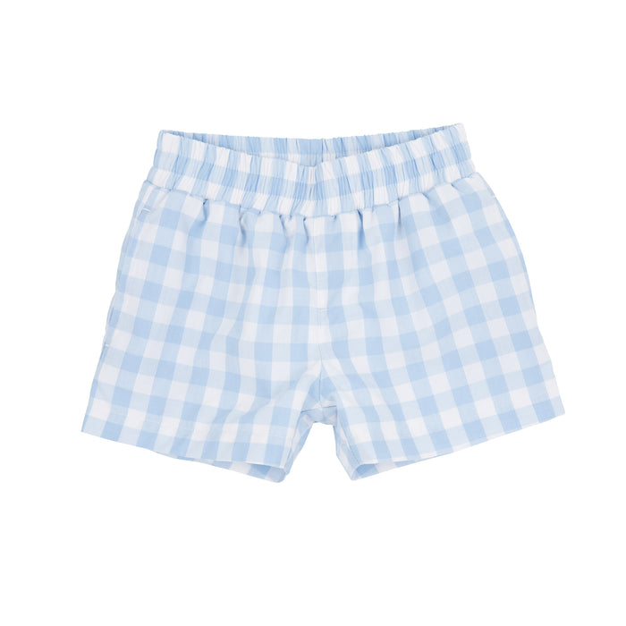 Sheffield Blue/White Check Shorts