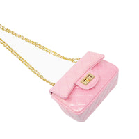 Quilted Sparkle Mini Purse in Yellow