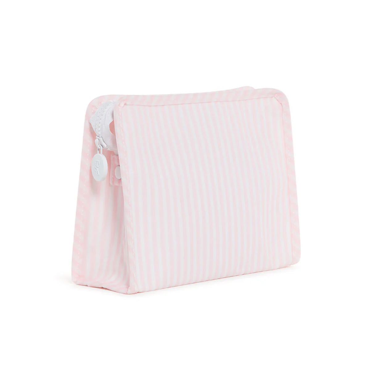 Medium Pimlico Stripe Pink Zip Pouch