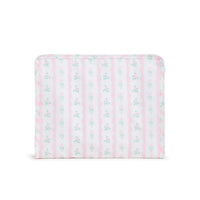 Medium Pink Ribbon Floral Zip Pouch
