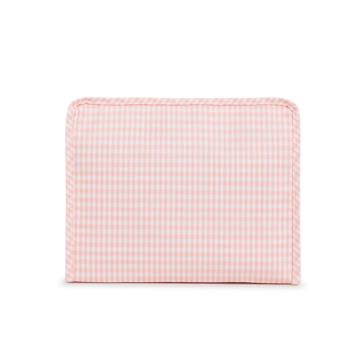 Medium Taffy Gingham Zip Pouch