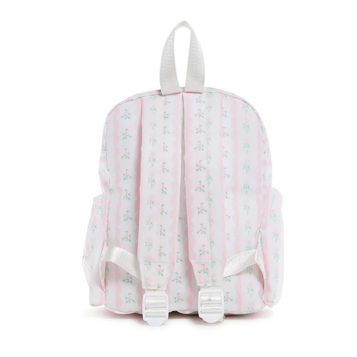Pink Ribbon Floral Mini Backpack