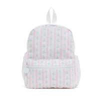 Pink Ribbon Floral Mini Backpack