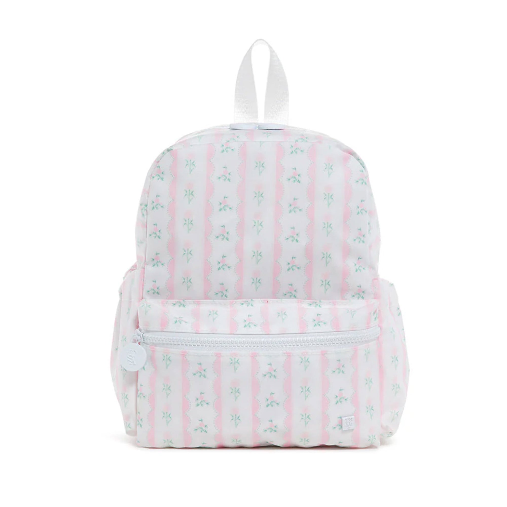 Pink Ribbon Floral Mini Backpack