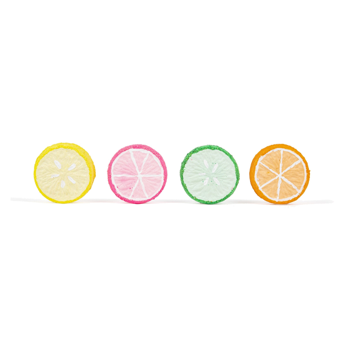 Citrus Fruit Slices Chalk