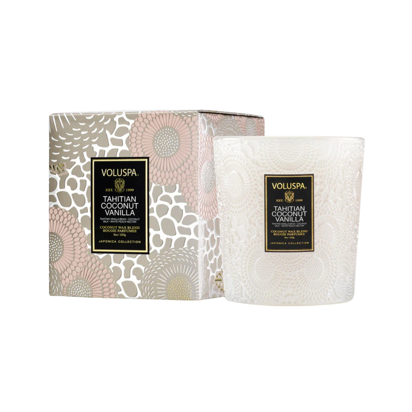 Tahitian Coconut Vanilla 9oz Classic Candle