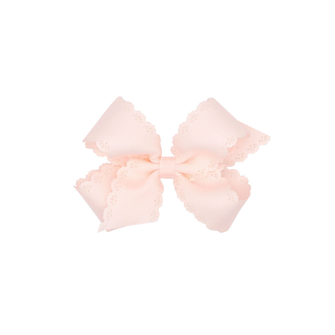 Flower Eyelet Hair Bow