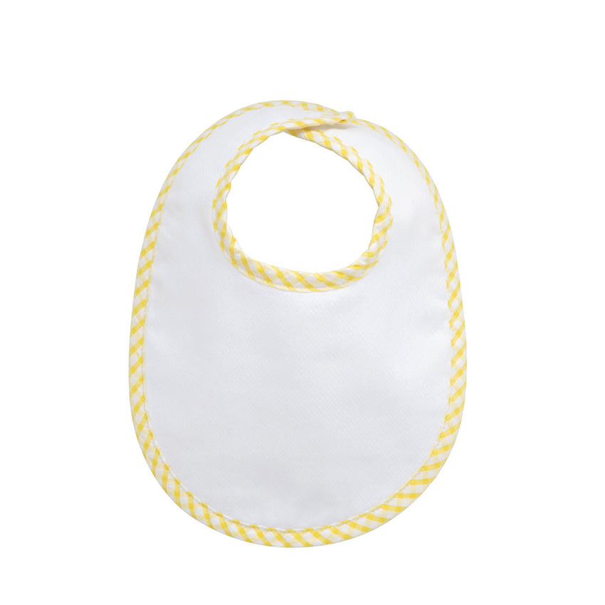 Yellow Check Bib