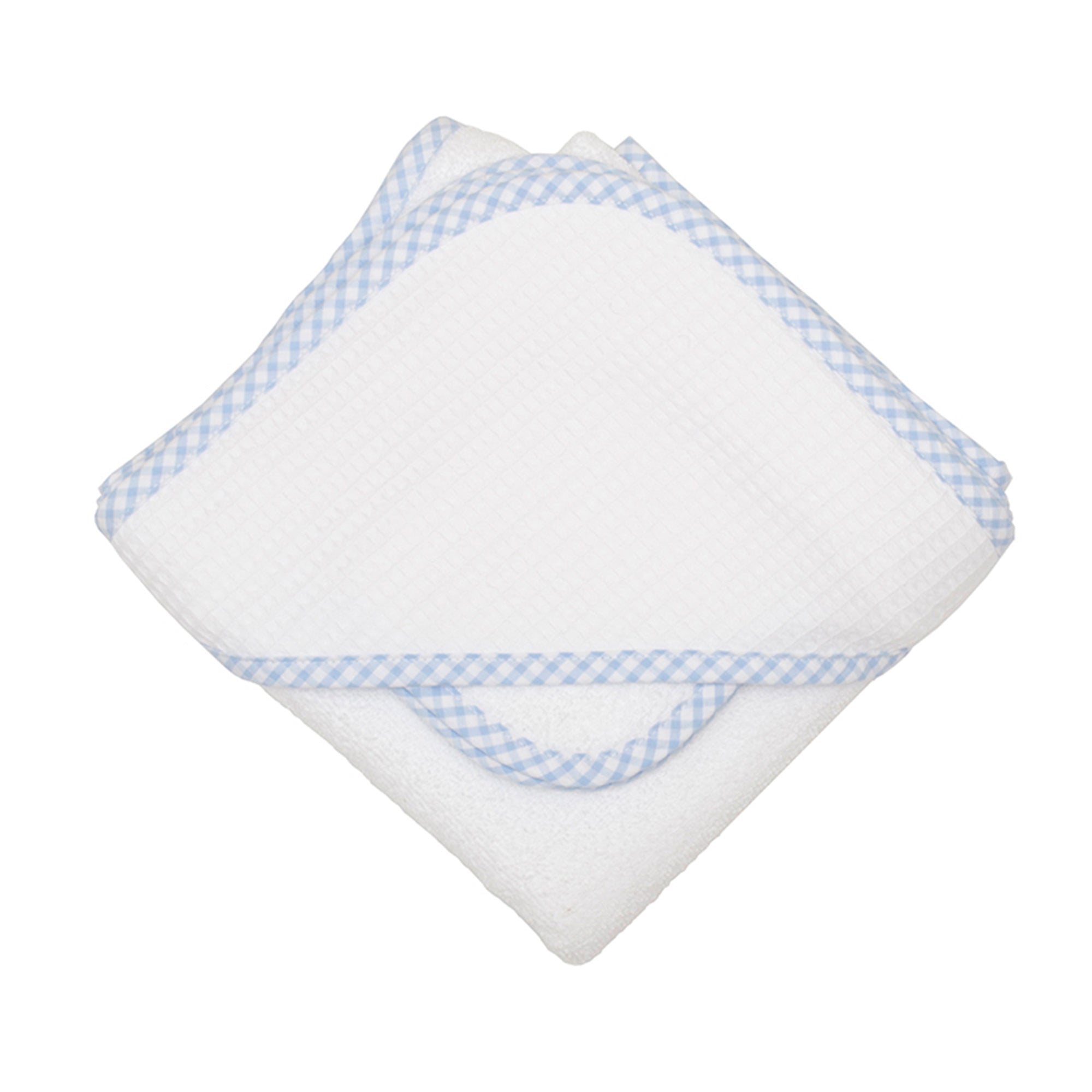 Blue Check Hooded Towel Set