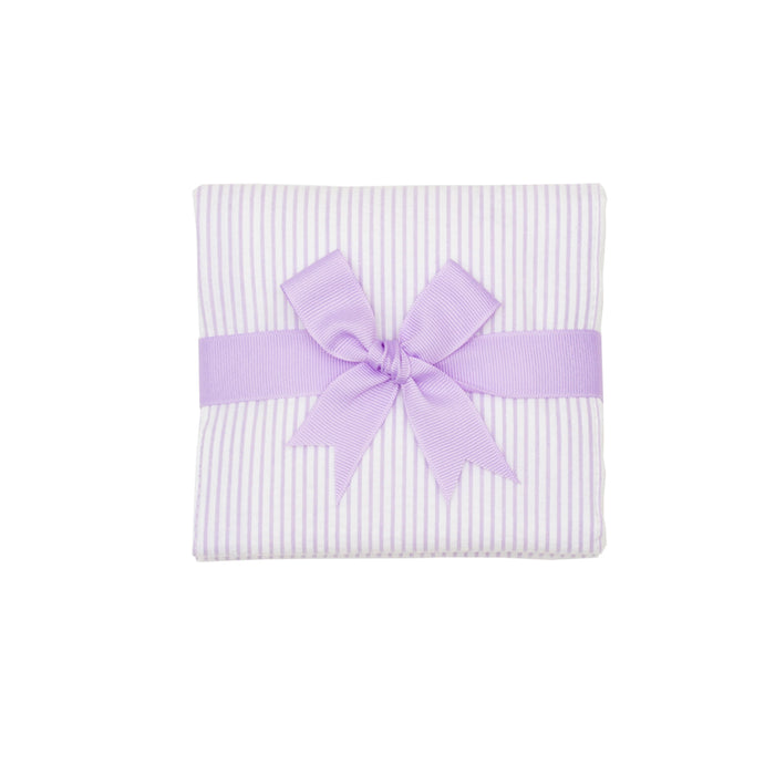 Lilac Seersucker Burp Cloth