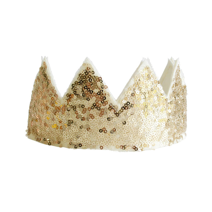 Gold Sequin Crown