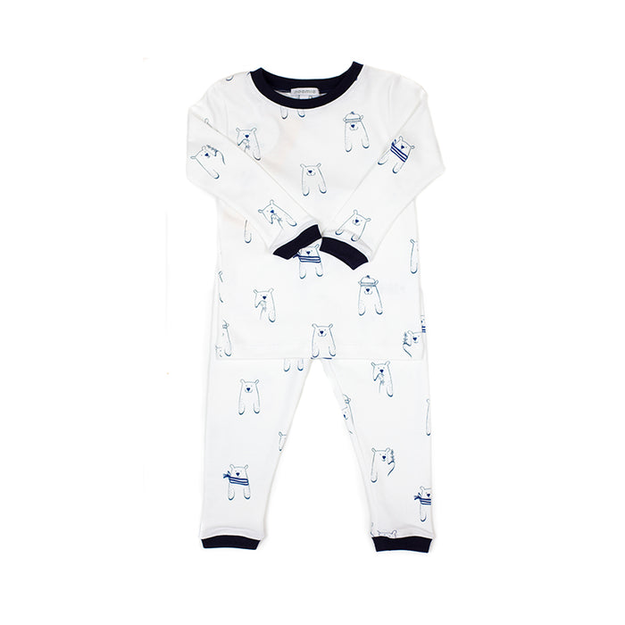 Bear Two-Piece Pima Cotton Pajamas