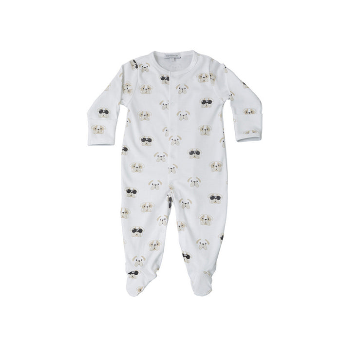 Bulldog Footies in Black