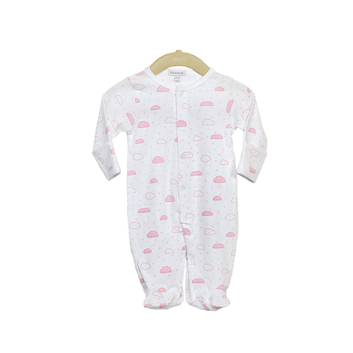 Pima Cotton Pink Cloud Footie