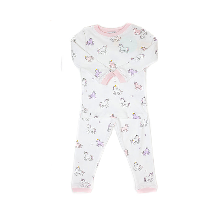Unicorn Two-Piece Pima Cotton Pajamas