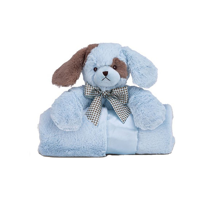Blue Puppy Blanket