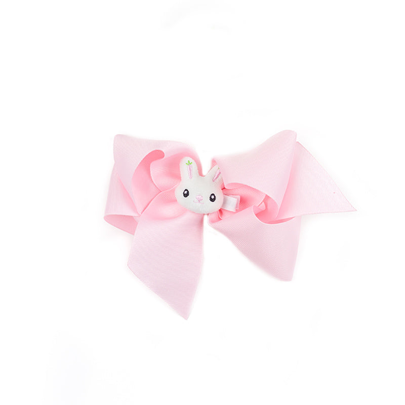 bunny hair bow clip