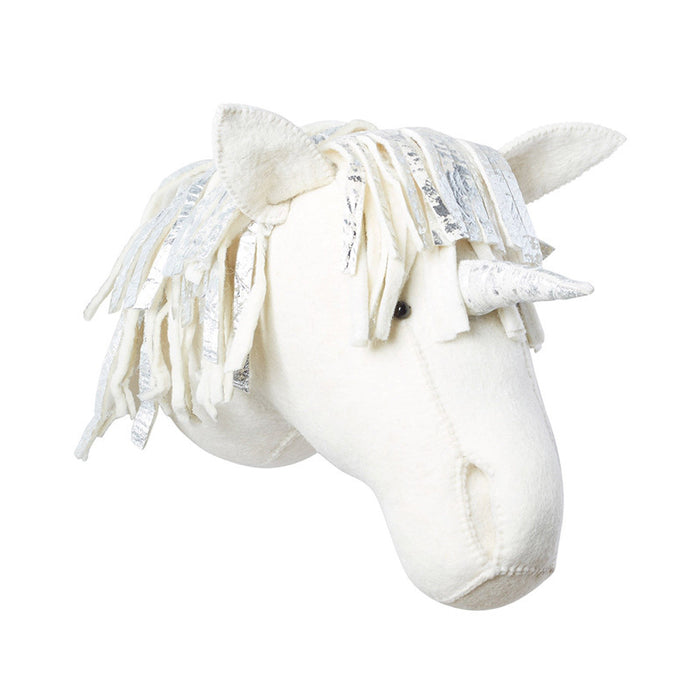 Silver Unicorn Wall Decor