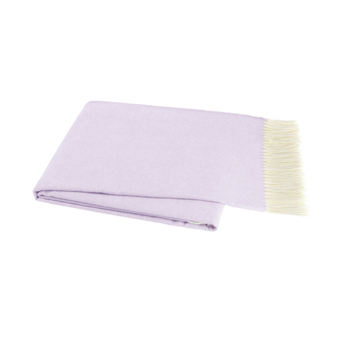 Italian Herringbone Nursery Throw in Lilac