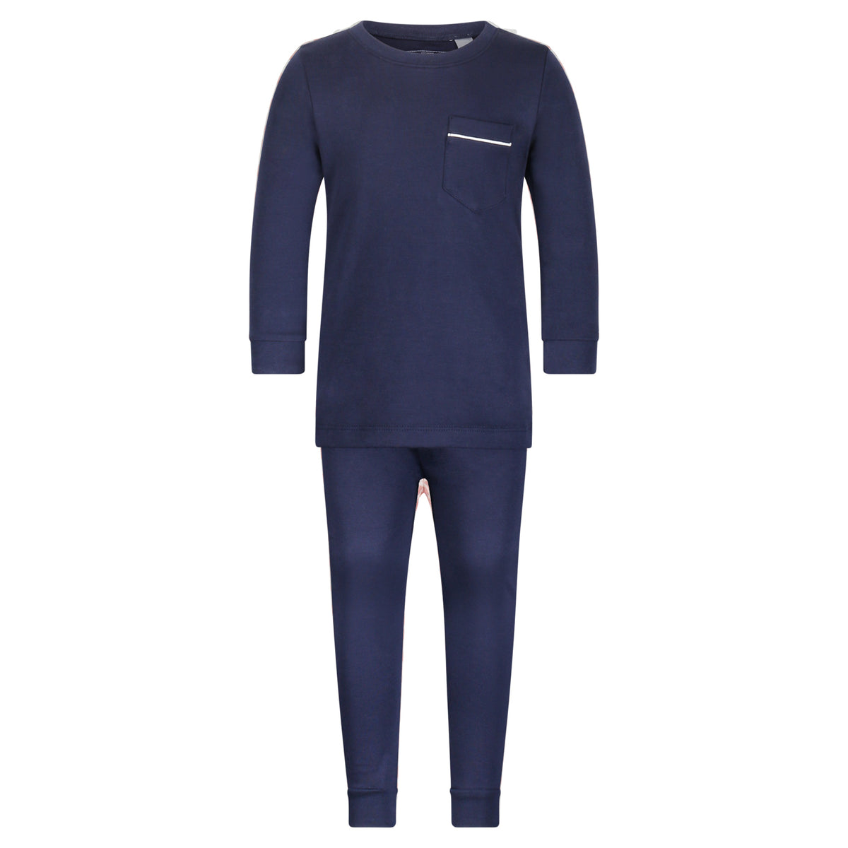 Bradford Navy Blue Two-Piece Pajamas