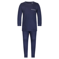 Bradford Navy Blue Two-Piece Pajamas