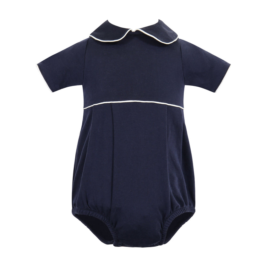 Palmer Navy Short Sleeve Bubble