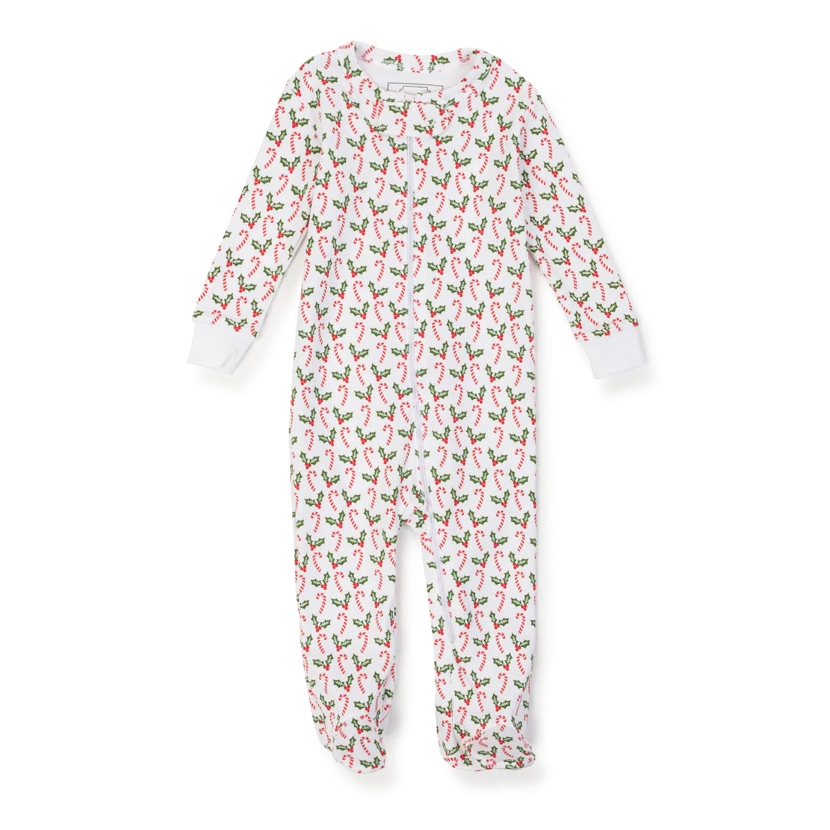 Parker Candy Cane and Holly Romper