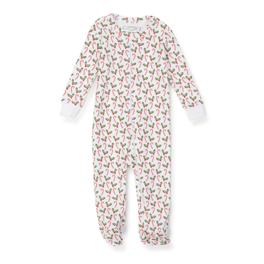 Parker Candy Cane and Holly Romper