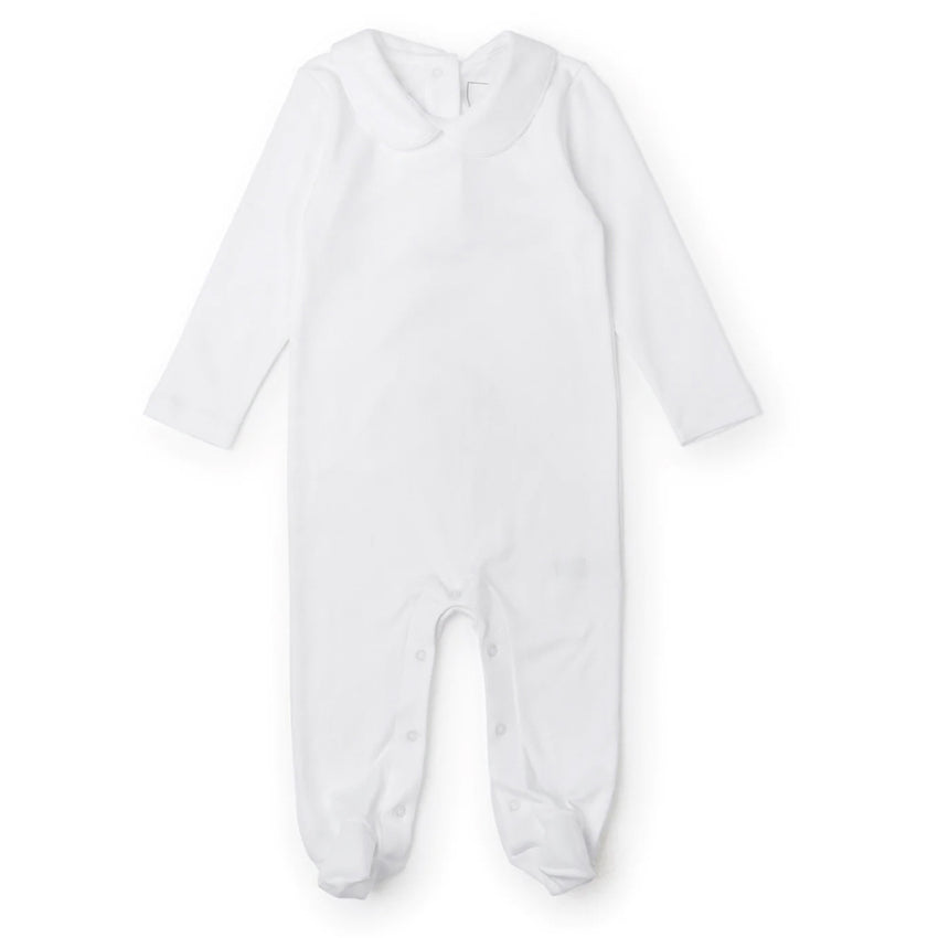 Lane White Footed Romper