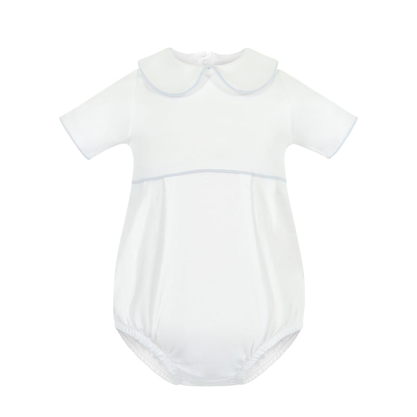 Palmer White Short-Sleeve Bubble