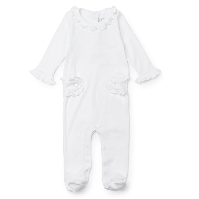 Lucy White Footed Romper