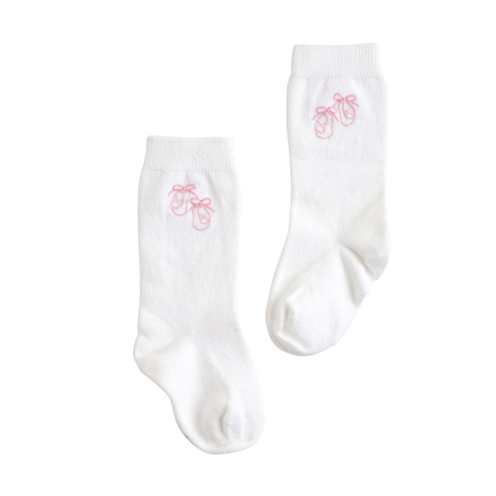 Ballet Shoe Knee Highs