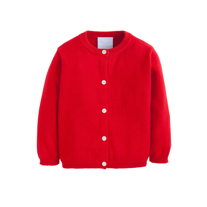 Red Cardigan Sweater