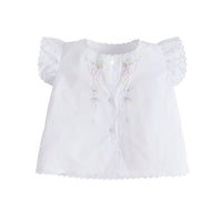 Bow and Flower Tea Blouse