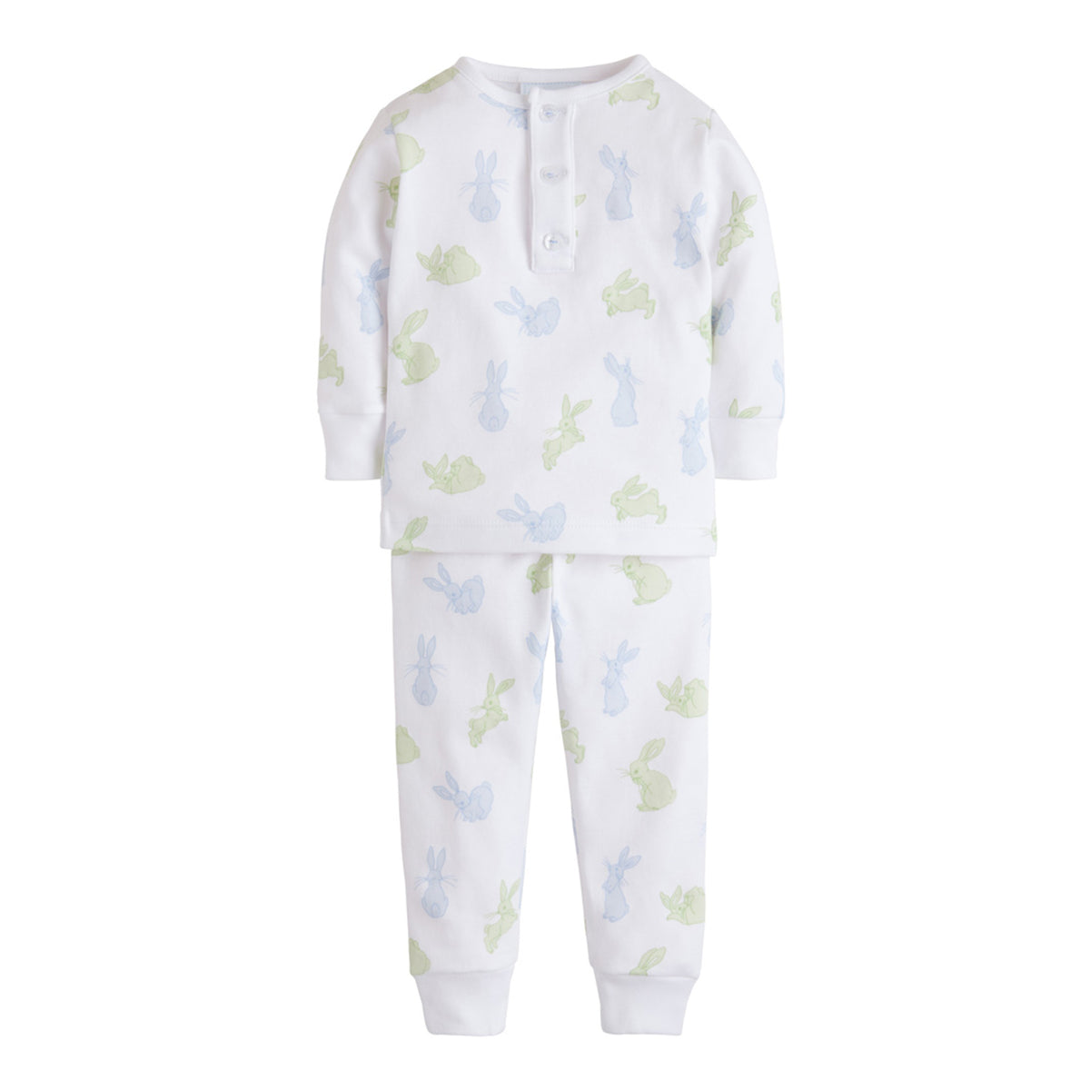 Blue & Green Bunny Jammies