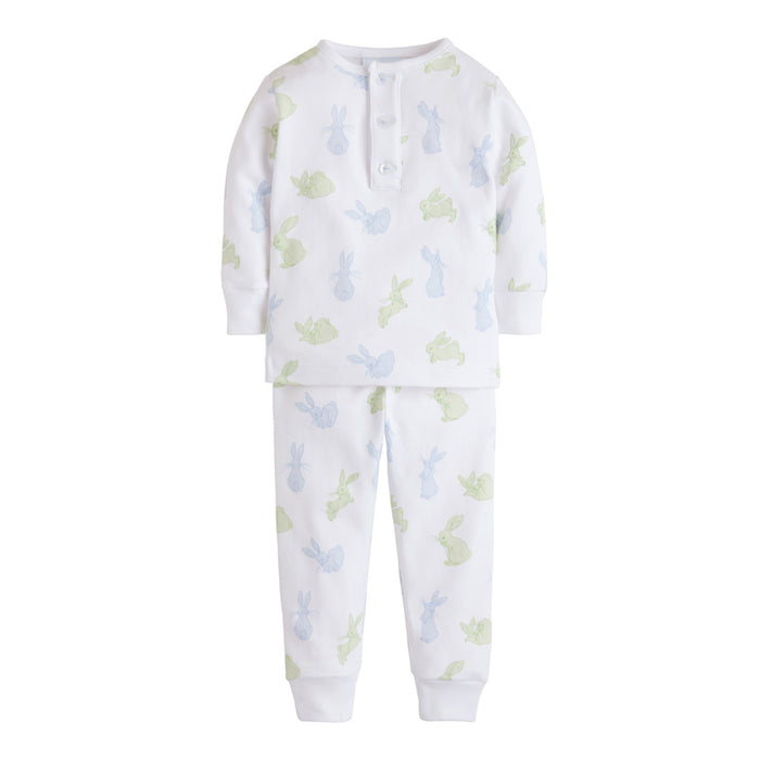 Blue & Green Bunny Jammies
