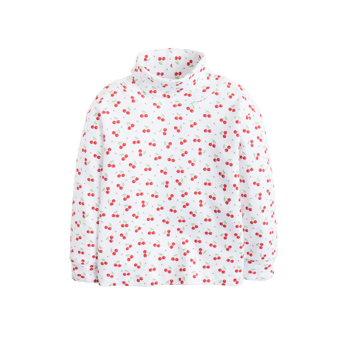 Cherry Printed Turtleneck