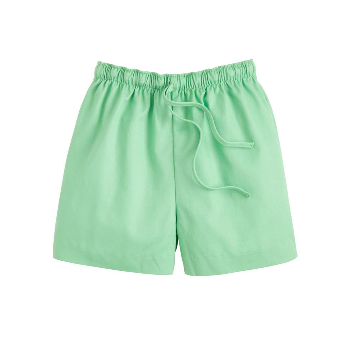 Green Twill Drawstring Short