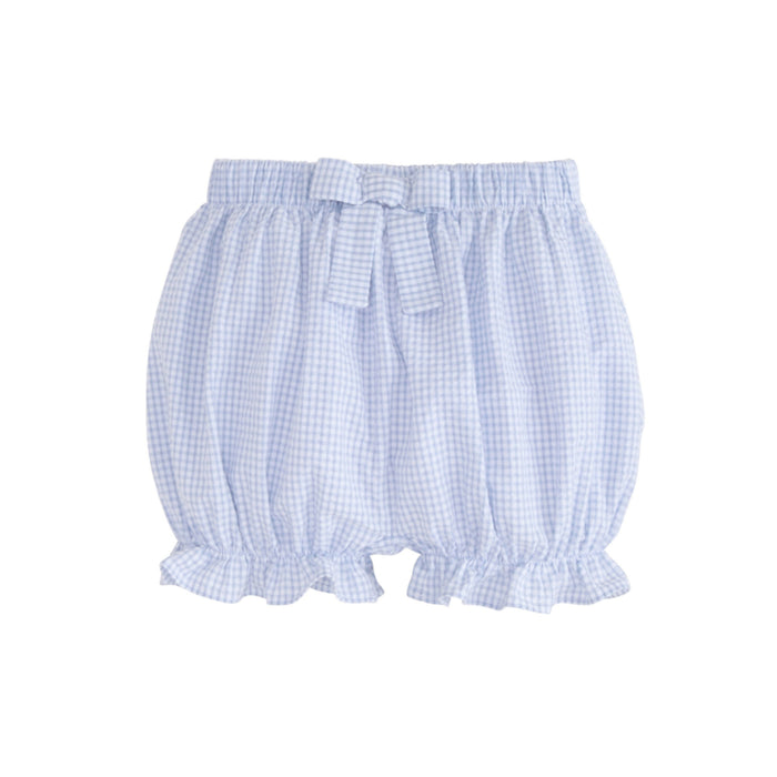 Blue Gingham Bow Bloomers