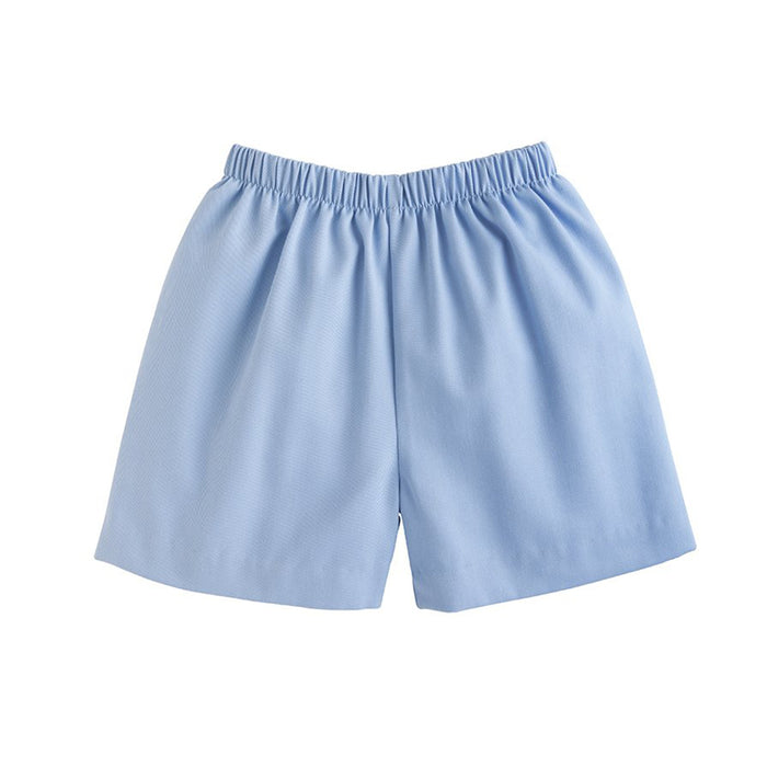 Light Blue Twill Shorts