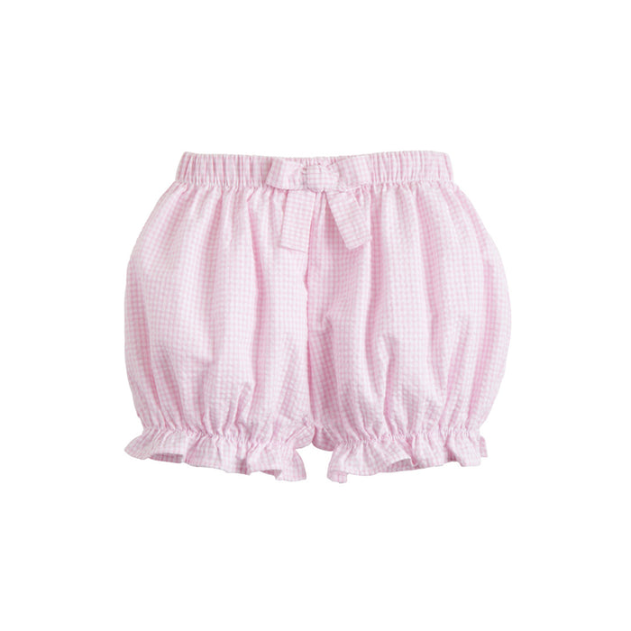 Light Pink Gingham Bow Bloomer