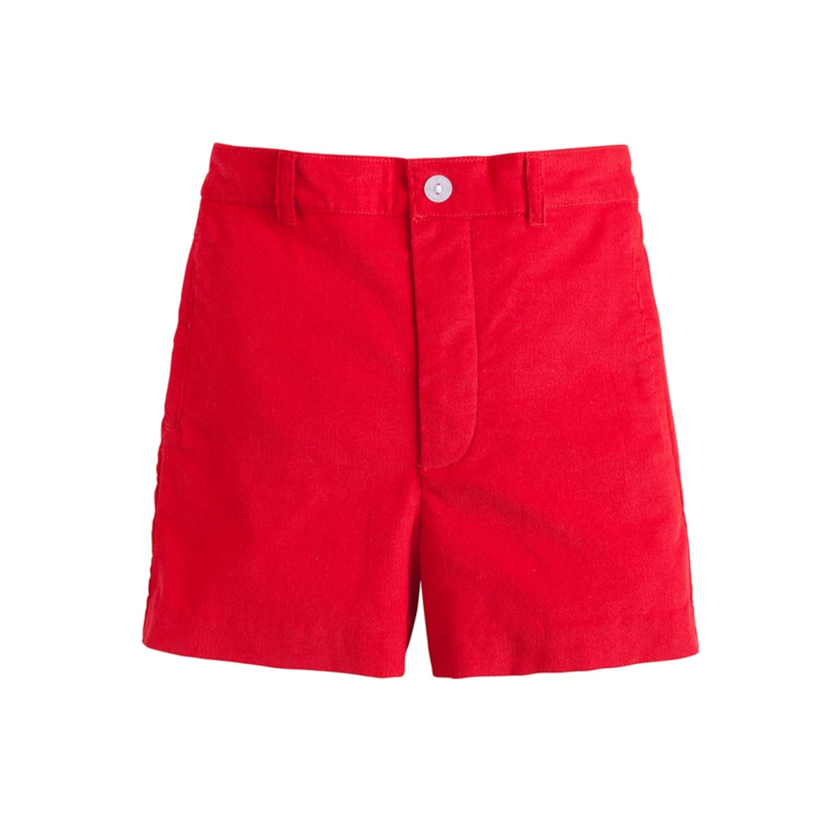 Red Corduroy Boat Short