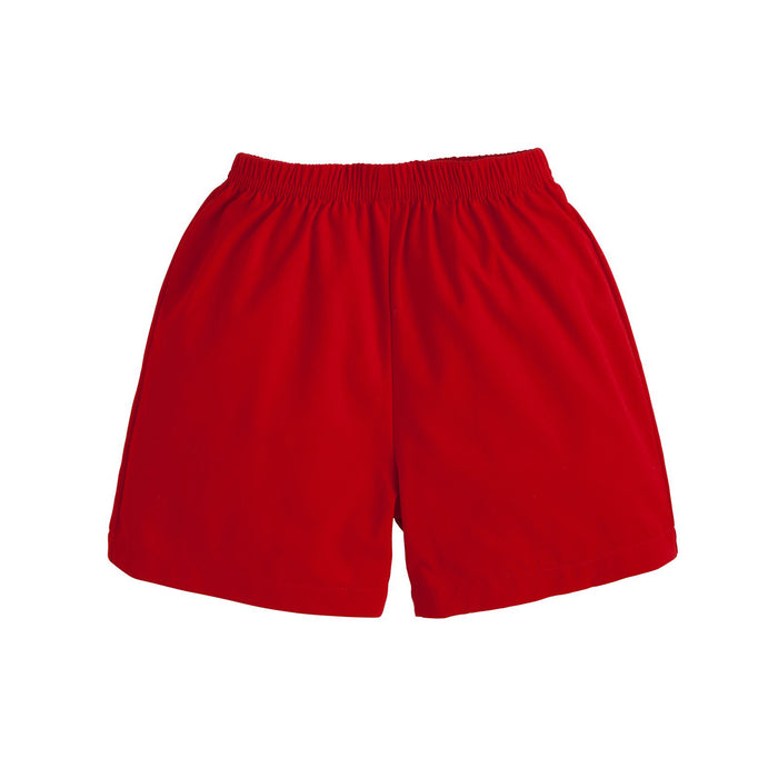 Red Twill Shorts