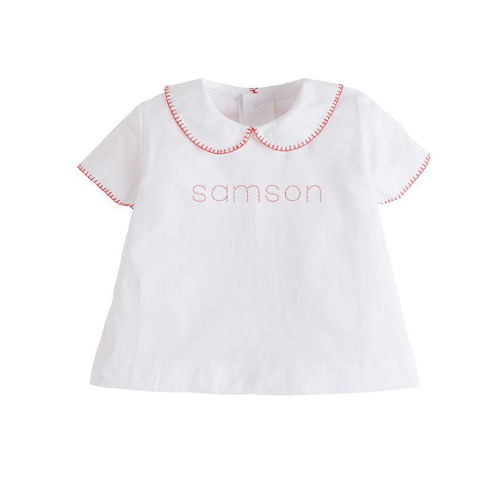 Red Whipstitch Day Shirt