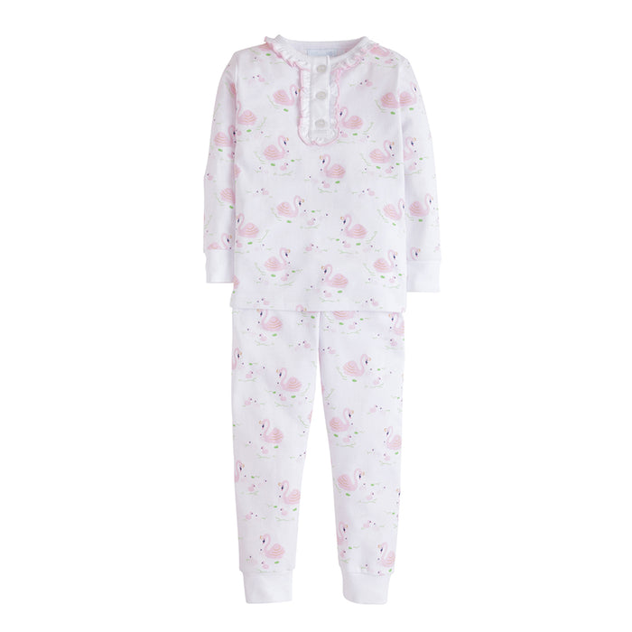 Swan Lake Printed Girls Jammies